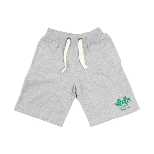 Official Takata "Go for Green" Grey Cotton Shorts - S-XL